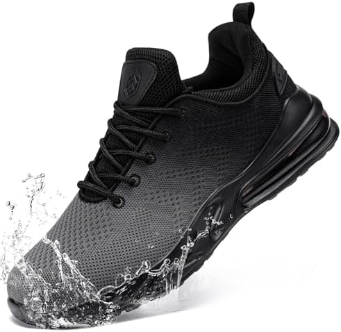 LARNMERN Men Chef Shoes Non Slip Work Waterproof Slip-on