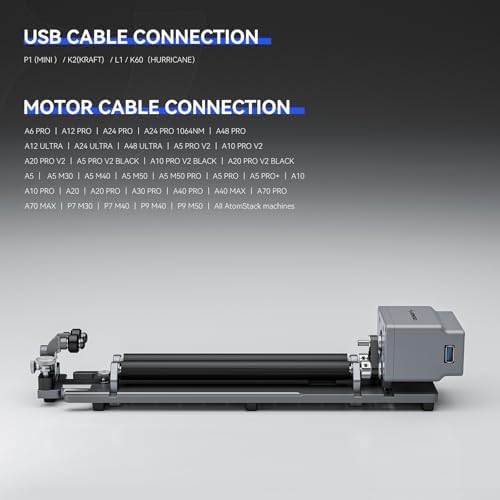 ATOMSTACK R6 Laser Rotary Roller Laser Engraver Multi-Function