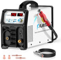 FLARING 240V Plasma Cutter With Built In Air Compressor 45A IGBT Inverter Digital Plasma Cutting Machine, 3/8 Inch Clean Cut And 5/8 Inch Max Cut High Frequency (No External Compressor Needed)