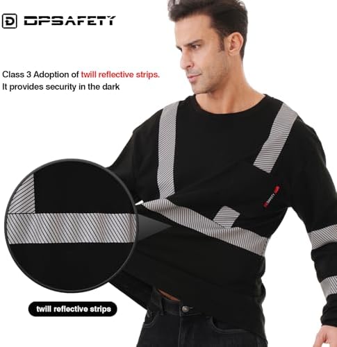 FR Shirts for Men, 6oz Hi Vis Flame Resistant Welding Shirt