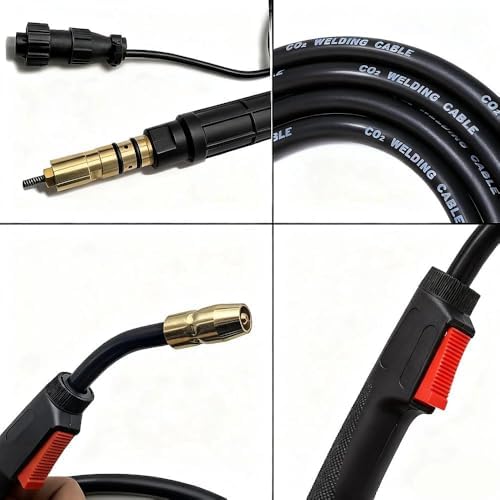 15ft 150A Mig Welding Gun Replacement M10 M15 M100 M150 Fits Miller Millermatic 90,120,130,130XP,135,140,141,150,175,180s,185, DVIs,211 MIG Welder