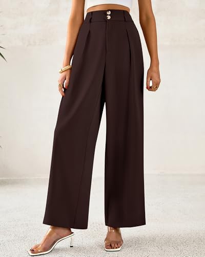 BTFBM Wide Leg Dress Pants Women Business Casual Outfits