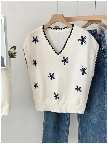 SOLY HUX Women's Short Sleeve Business Casual Sweater