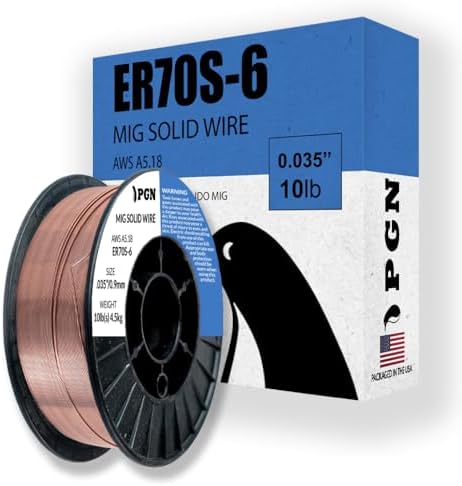 PGN ER70S-6 .035" Solid MIG Welding Wire - 10lb Spool
