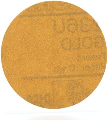 3M Hookit Gold Disc 236U, 00918, 3 in, P150 Grade, 50 Discs