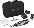 Dremel 8250-5 12V Lithium-Ion Variable Speed Cordless Rotary Tool with Brushless Motor - 5 Rotary Tool Accessories, 3Ah Battery, Charger, and Tool Bag