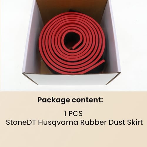 Rubber Dust Skirt Compatible with Husqvarna PG 680 Floor Grinder, Reduces Dust Spread and Boosts Efficiency