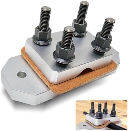 Professional Grade Heavy Duty Barrel Vise Tool，Universal Barrel Clamp Surface Protection Design，Compatible with Outer diameters 0.67 to 1.375 inches，Aluminum Barrel Clamp