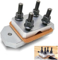 Professional Grade Heavy Duty Barrel Vise Tool，Universal Barrel Clamp Surface Protection Design，Compatible with Outer diameters 0.67 to 1.375 inches，Aluminum Barrel Clamp