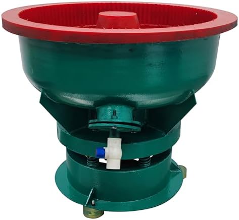 TECHTONGDA Vibration Grinder Polisher Electric Deburring Chamfering Machine Polyurethane Inner Liner 80L 220V 1100W