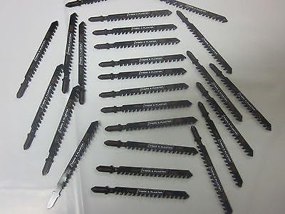 HM/CT 25pc T-SHANK SPECIAL FIBRE & PLASTER 6-tpi 4" CARBIDE JIGSAW BLADES T141HM