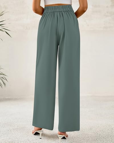 BTFBM Wide Leg Dress Pants Women Business Casual Outfits
