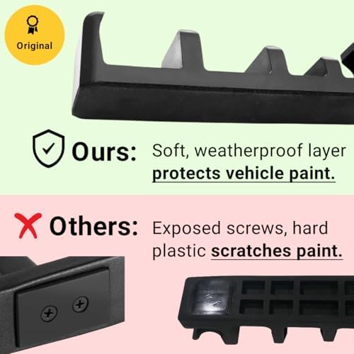 SnoStrip by RigStrips | The Original Protective Magnetic Ski & Snowboard Holder for the Side of Your Vehicle for Paint and Gear Protection