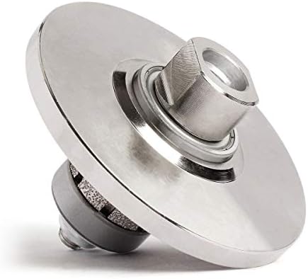 Z-LION B25 1" Diamond Hand Profile Wheel Router Bit Half Profiler Wheel for Granite Concrete Marble Edge with 5/8"-11 Thread