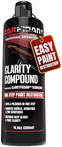 Clarity Compound - Scratch & Swirl Remover for Cars with ClarityFusion Technology - One Step Scratch Remover for Clear Coat & Paint Restoration - Removes Scratches, Swirls & Oxidation - 16 oz