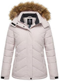 Wantdo Women's Waterproof Ski Jacket Warm Puffer Jackets Snow Winter Coat