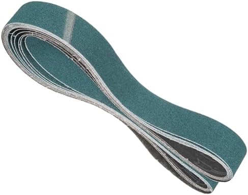 6 Pcs Sanding Belts 2-1/2 x 60 Inch 60 Grit Zirconia