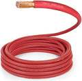 TEMCo 1/0 Gauge AWG 10 Ft Red Flexible Pure Copper Made in USA Welding Cable Battery Wire - Heavy Duty Solar, Inverter, Car, RV, Truck