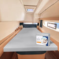 JS Sanders XL V Berth Boat Sheet 1 Pcs 600 TC Egyptian Cotton, Silver