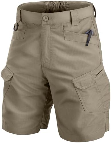 Mens Work Shorts Cargo Tactical Outdoor Wear Resistant Hiking Tool Shorts