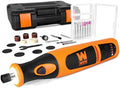 WEN 23072 Variable Speed Lithium-Ion Cordless Rotary Tool Kit with 24-Piece Accessory Set, Charger, and Carrying Case, 7.2 Volts