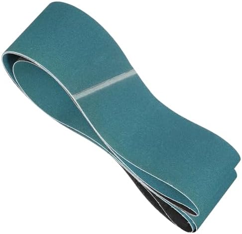 2 Pcs Sanding Belts 6 x 89 Inch 100 Grit Zirconia