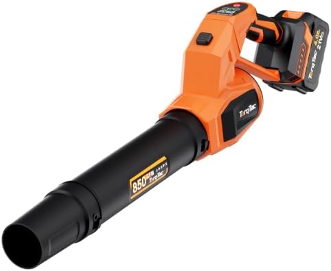 Cordless Leaf Blower, Rotatable Design, 850CFM Airflow