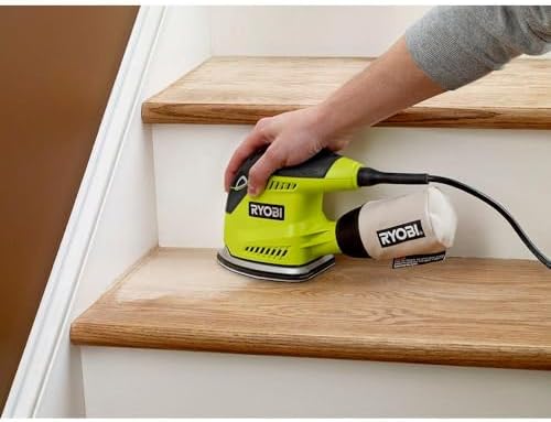 Ryobi ZRCFS1503GK 1.2 Amp Corner Cat Finish Sander (Green) Factory (Renewed)