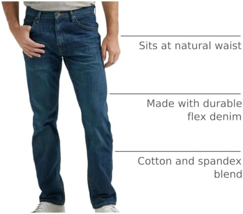 Wrangler Authentics Men's Classic 5-Pocket Regular Fit Flex Jean