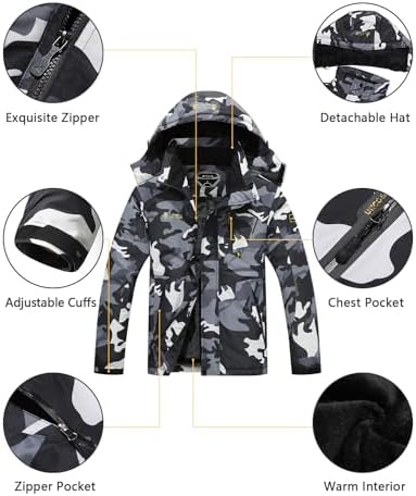 Men's Ski Jacket Winter Coat