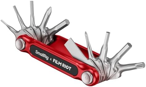 SmallRig x FILM RIOT 10-in-1 Folding Tool Set (Red) - 4813