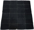 Leather Welding Blanket 6x6 ft Heat Resistant Spark Shield Black