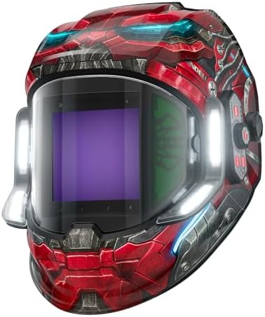 ANDELI Auto Darkening Welding Helmet with Light,with Internal Display