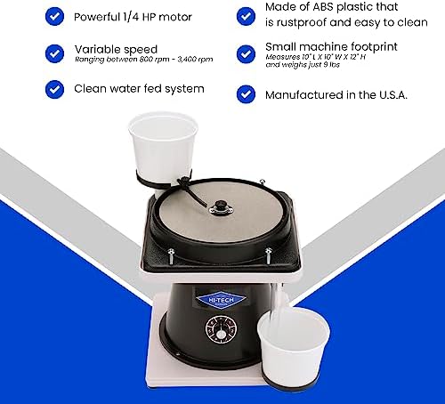 Hi-Tech Diamond 8" All-U-Need Lapidary Machine, Rock Polishing Kit