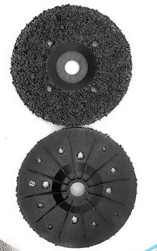 SIGNI 5 Pack SiC Plastic Back Grinding Wheel for Granite/Marble/Concrete and Glasses (7 INCH, 8 GRIT)