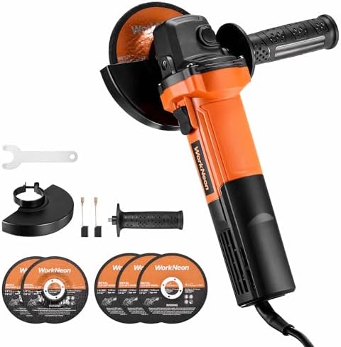 Angle Grinder 4-1/2" 850W Electric Metal Power Grinder Tool Kit