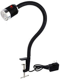 Gooseneck LED Light, Clamp Gooseneck Light 900 Lumen 120 Volt Fixed with C Clamp Industrial Work Lamp for Machine Tools and Lathe