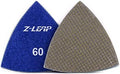 Diamond Triangular Sanding Pads for Oscillating Tools Sandpaper Sheet Polishing Discs 3"(80mm) 60 Grit