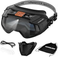 YESWELDER Auto-Darkening Welding Goggles with LED Light and Face Shield