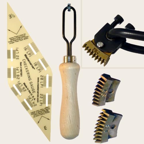 Mastercarver Pro Gunsmith Gunstock Checkering Tool Set