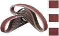 30 Pcs Sanding Belts 1 x 42 Inch 80/120/400 Grit