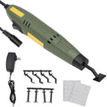 Fafeicy Pen Sander 12V Detail Finishing Tool with 8 Heads and Sandpaper Compact Electric Sander Kit for Wood Sanding Polishing and Small DIY Projects 6.3 x 1.18 Inches (US Plug 100‑240V)