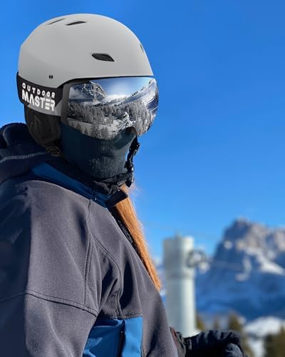 OutdoorMaster Kelvin Ski & Snowboard Helmet Set with RPO Goggles