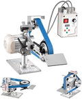 VEVOR Belt Grinder Sander with VFD, 30 x 1-Inch Variable Speed Belt Polisher, 550W Polishing Grinding Machine with 2 Grinding Modes & 3PCS Sanding Belts for Metalworking, Knife Making