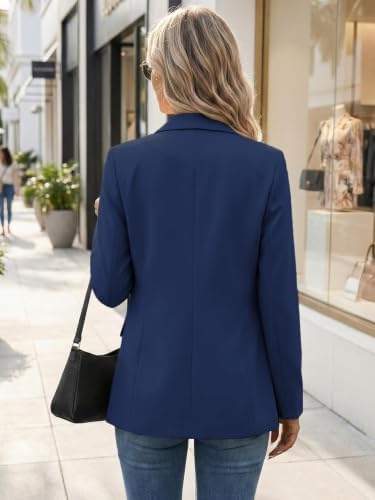 Mina Self Women's Business Casual Blazer Slim Fitted Lightweight Jacket