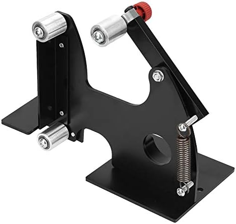 Angle Grinder Belt Sander Attachment, M14 Spindle, 540x30mm Belt Size, Aluminum Alloy and Cast Iron Construction, for Wood Metal Polishing, with 5 Sanding Belts