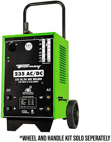Forney 235 AC/DC Stick Welder, Arc Welder,230-Volt, 230/ 180 Amp , Green - 314