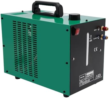 Tig Welder Water Cooler, 1.5KW Cooling Power Welder Torch Water Cooling System, Welding Water Cooler with 8L Large Capacity Tank and Water Pipes, Portable Welding Machines Cooling Equipment