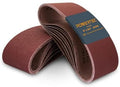 POWERTEC 4 x 24 Inch Sanding Belts, 20 PK, 240 Grit, 4x24 Belt Sander Sanding Belts Assortment, Aluminum Oxide Sandpaper for Oscillating Belt Sander, Woodworking, Metalworking (110040-P2)