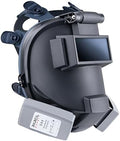 WF-100 Full-Face Welding Respirator – 2 x 4.25" Shade 9 Lens for Welding, Dual P3 Cartridges, Flip-Up Helmet, Compatible with 3M & Honeywell